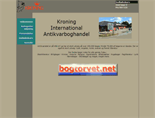 Tablet Screenshot of kroning-antikvariat.dk